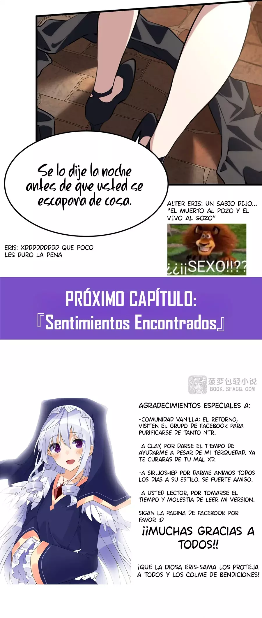 El villano rubio de la novela de la protagonista femenina quiere ser feliz capítulo 37 página 34