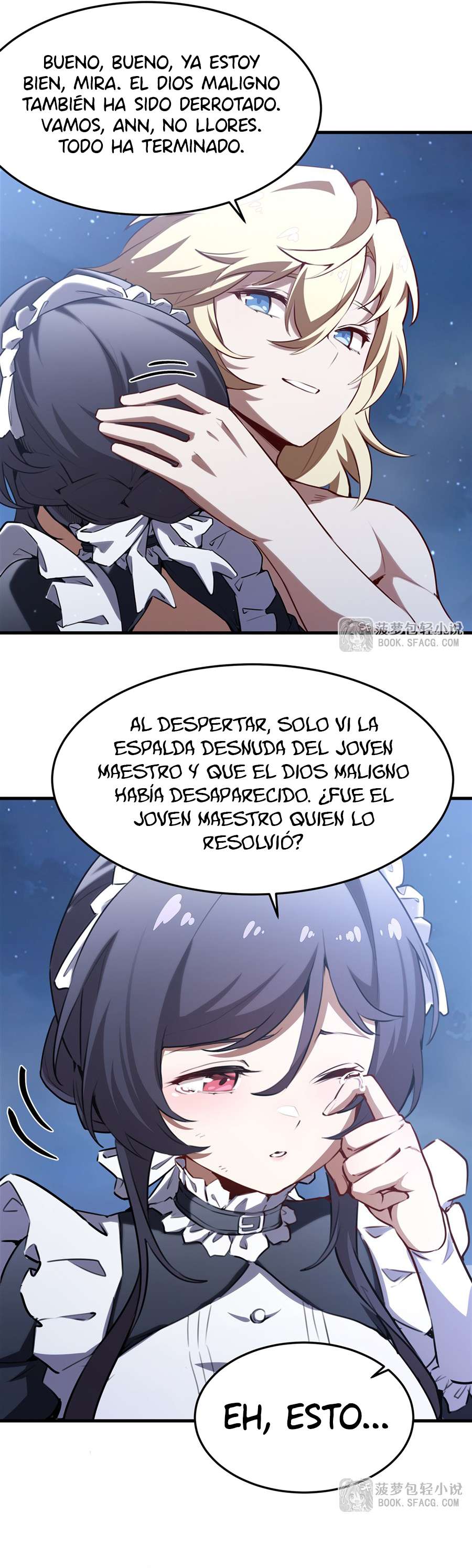 El villano rubio de la novela de la protagonista femenina quiere ser feliz capítulo 37 página 15