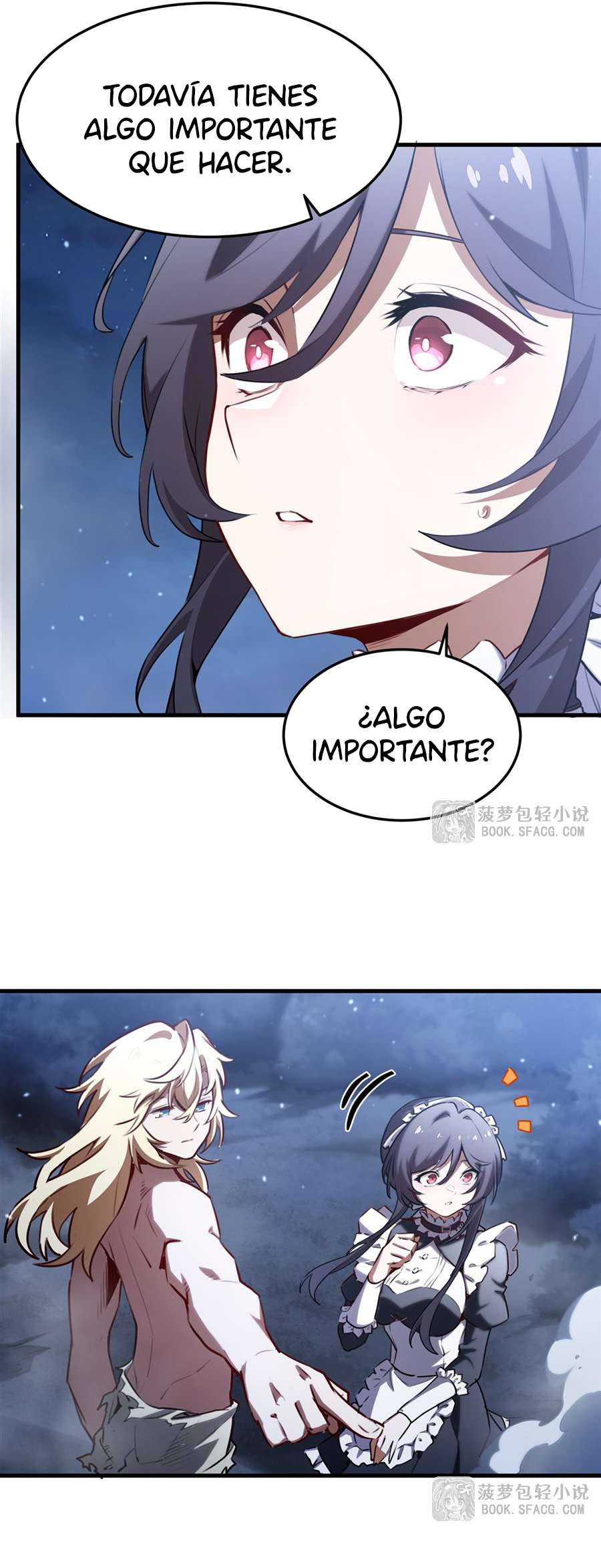 El villano rubio de la novela de la protagonista femenina quiere ser feliz capítulo 37 página 17