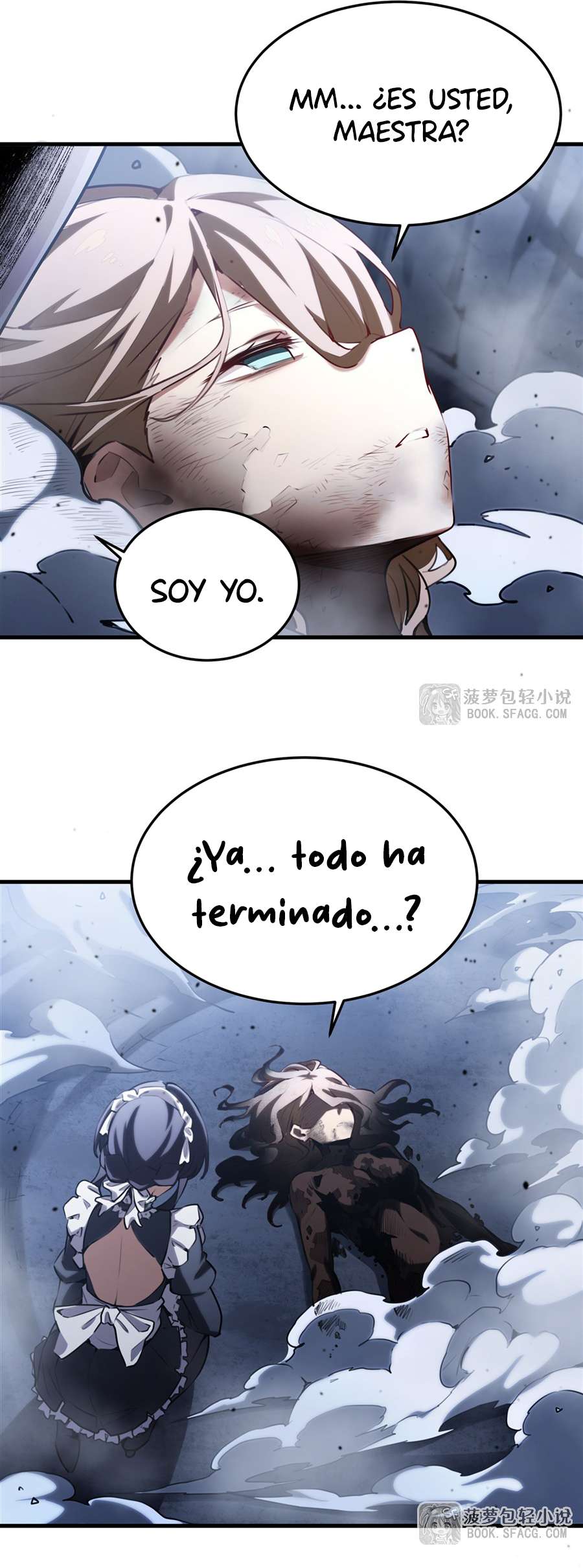 El villano rubio de la novela de la protagonista femenina quiere ser feliz capítulo 37 página 19