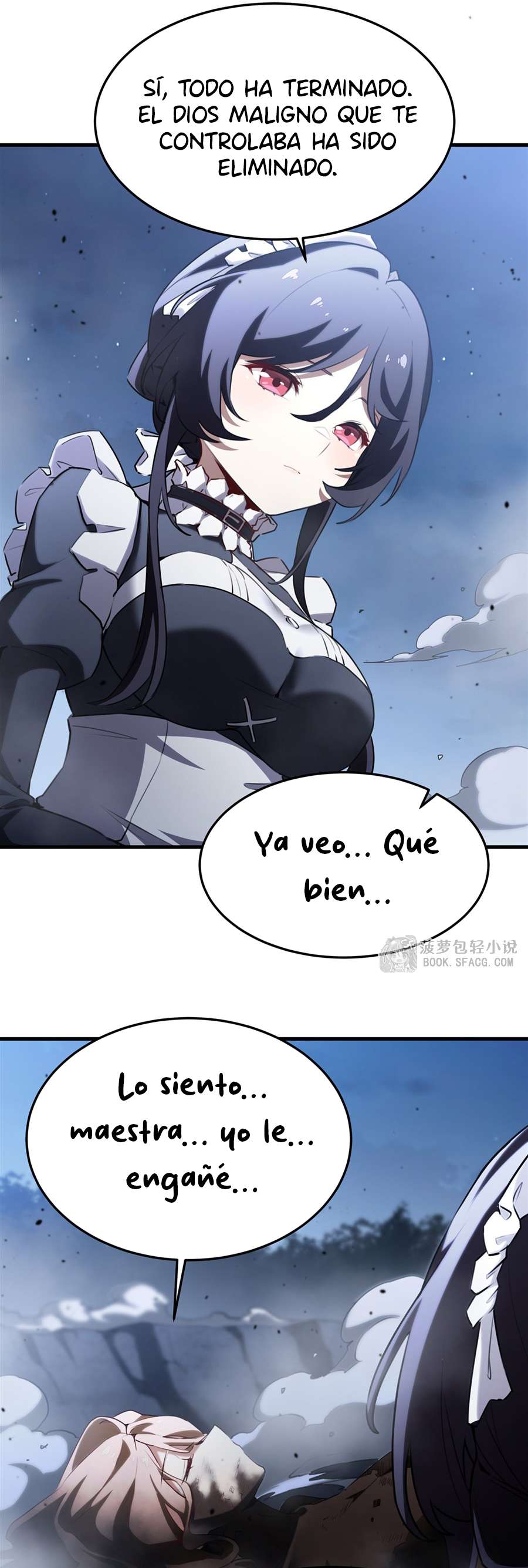 El villano rubio de la novela de la protagonista femenina quiere ser feliz capítulo 37 página 20