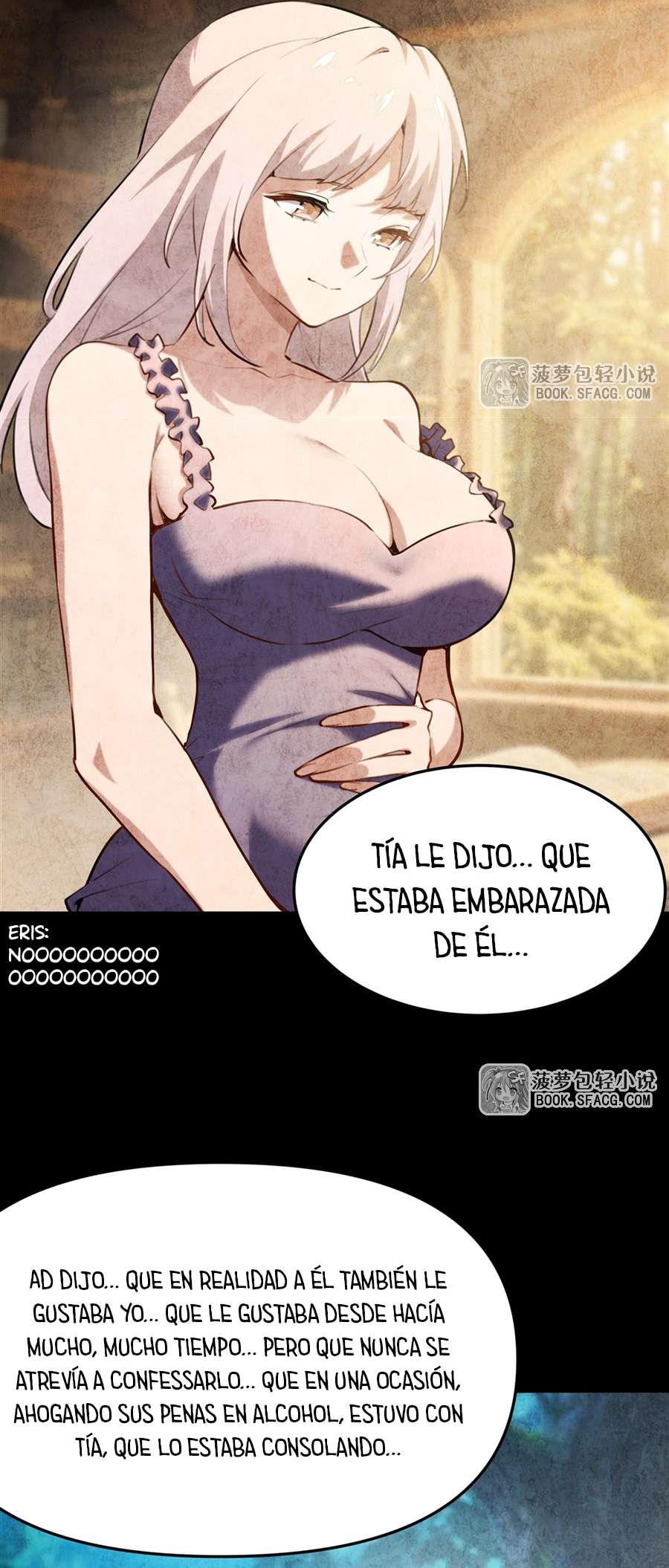 El villano rubio de la novela de la protagonista femenina quiere ser feliz capítulo 37 página 25