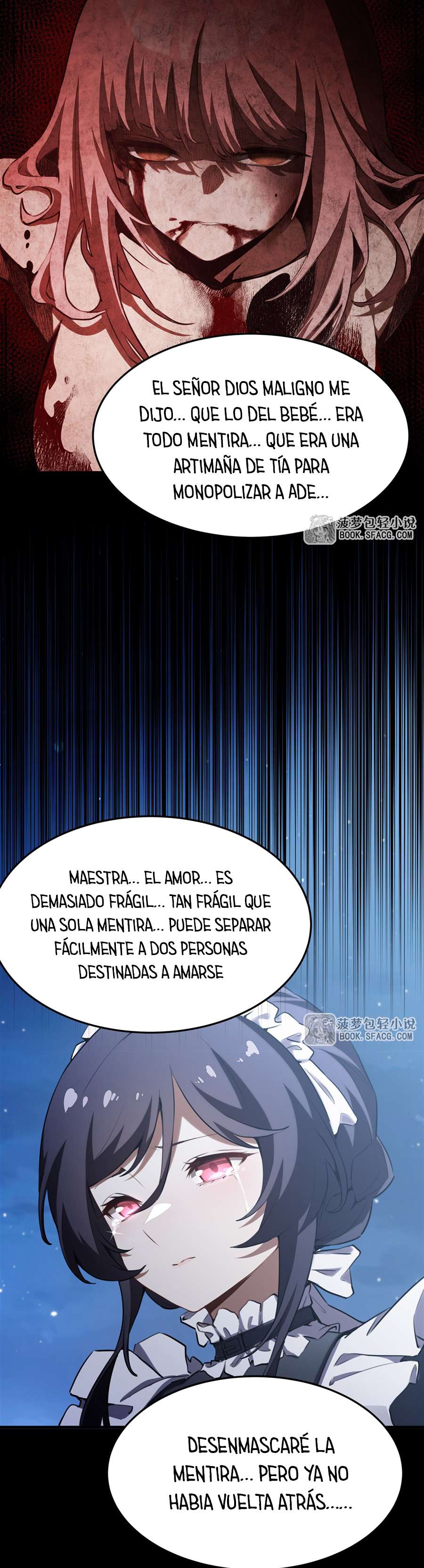 El villano rubio de la novela de la protagonista femenina quiere ser feliz capítulo 37 página 29