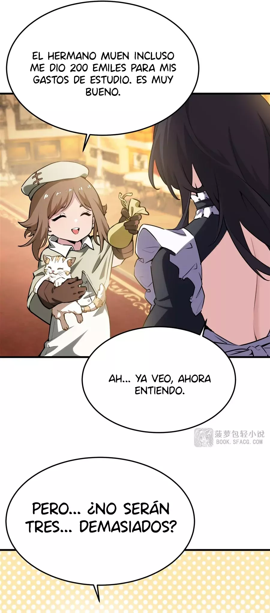 El villano rubio de la novela de la protagonista femenina quiere ser feliz capítulo 39 página 10