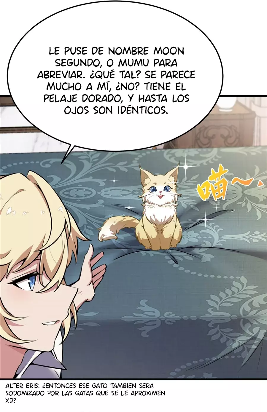 El villano rubio de la novela de la protagonista femenina quiere ser feliz capítulo 39 página 17