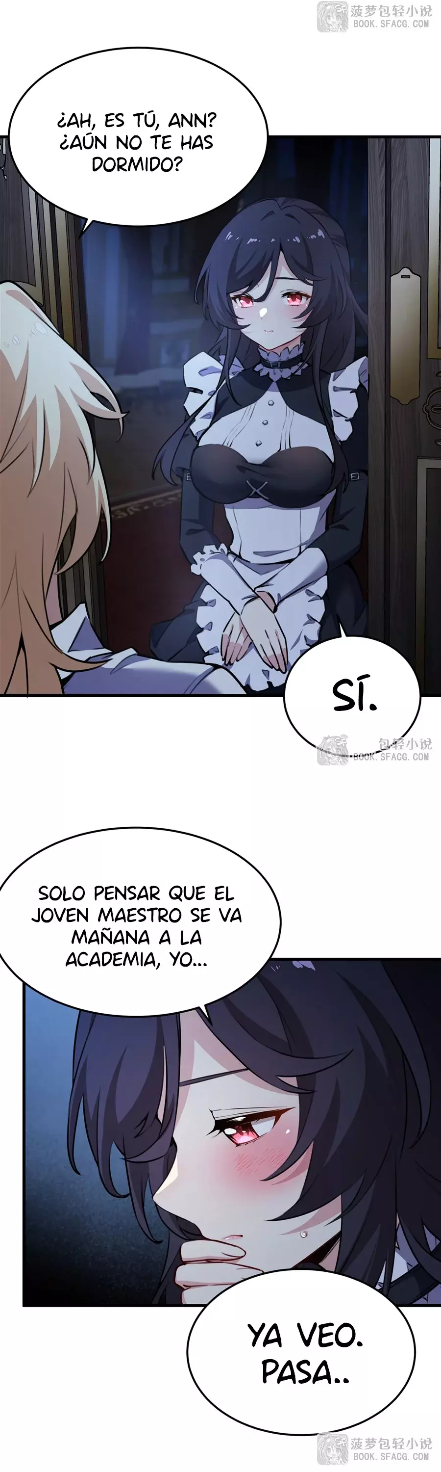 El villano rubio de la novela de la protagonista femenina quiere ser feliz capítulo 39 página 23