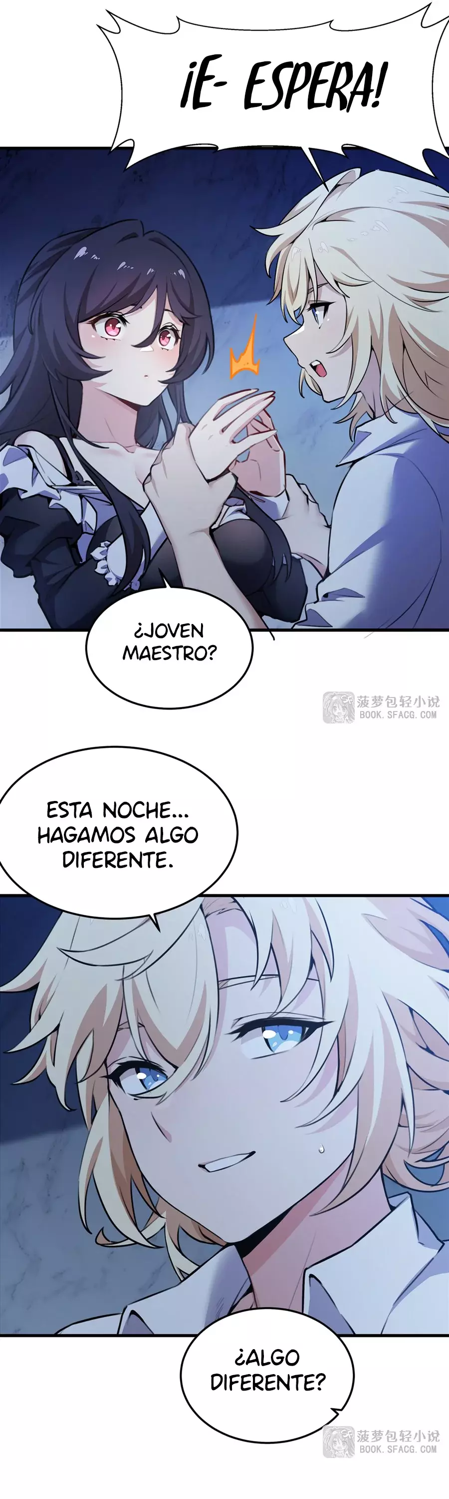 El villano rubio de la novela de la protagonista femenina quiere ser feliz capítulo 39 página 26