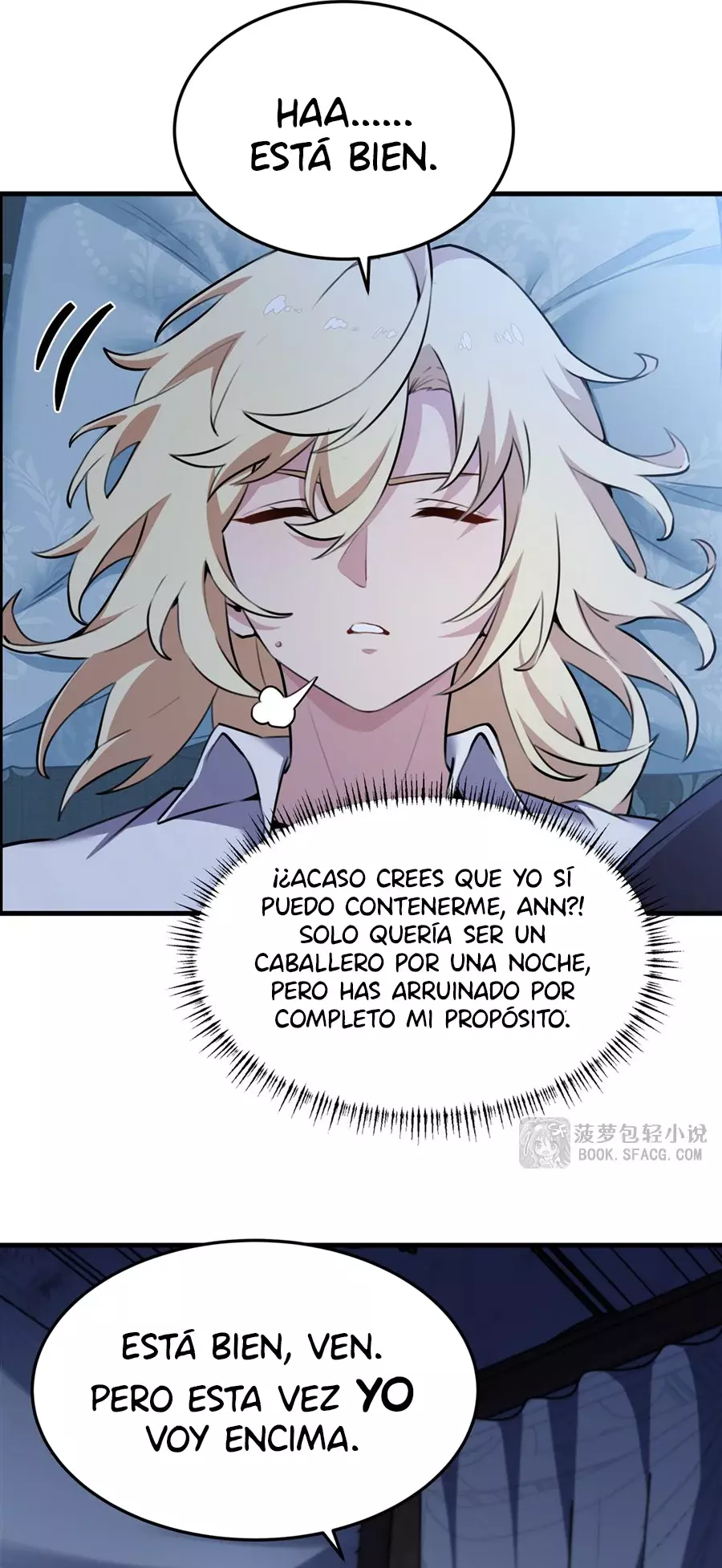 El villano rubio de la novela de la protagonista femenina quiere ser feliz capítulo 39 página 33
