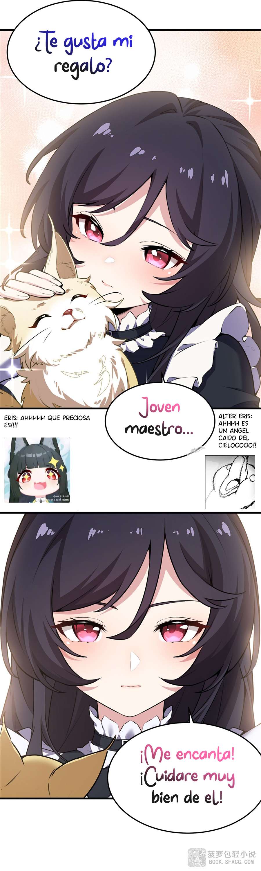 El villano rubio de la novela de la protagonista femenina quiere ser feliz capítulo 39 página 20