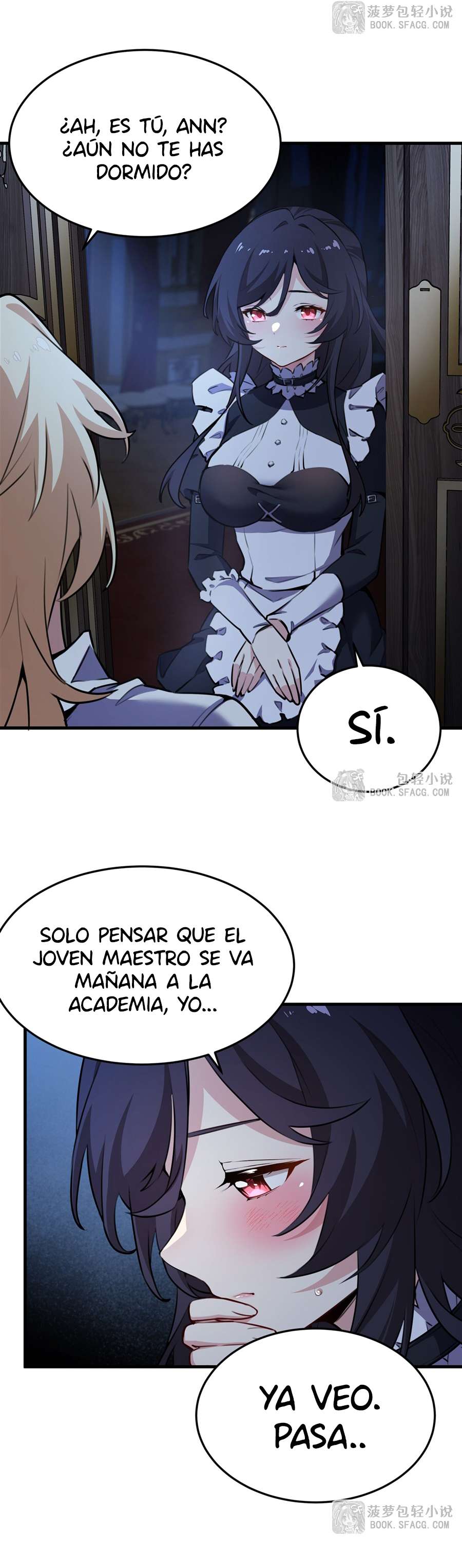 El villano rubio de la novela de la protagonista femenina quiere ser feliz capítulo 39 página 23