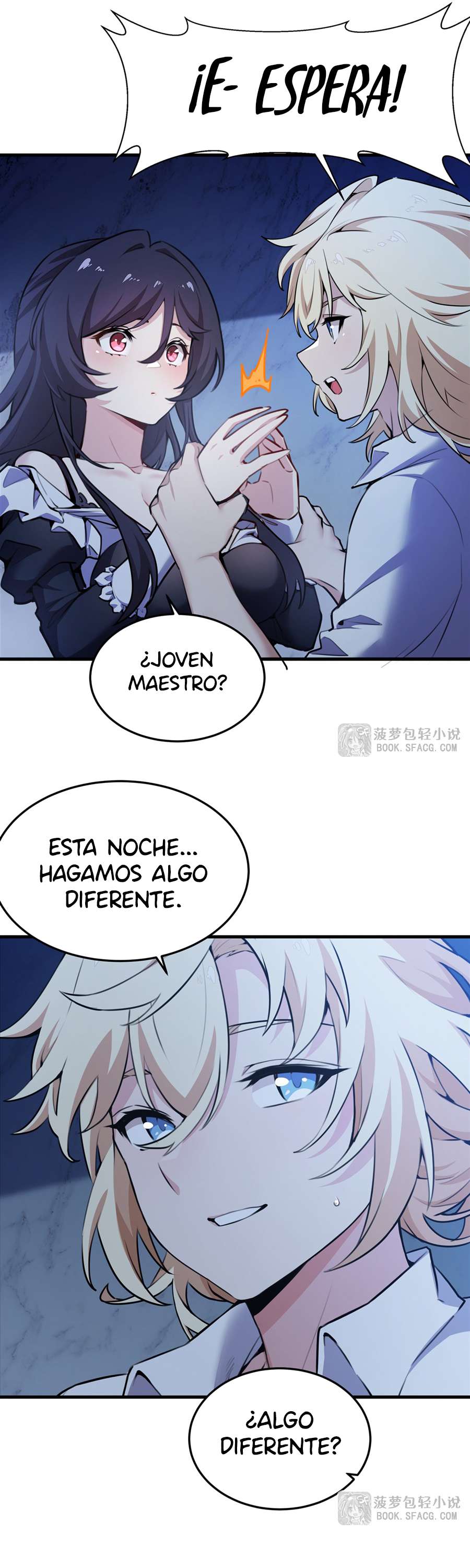El villano rubio de la novela de la protagonista femenina quiere ser feliz capítulo 39 página 26