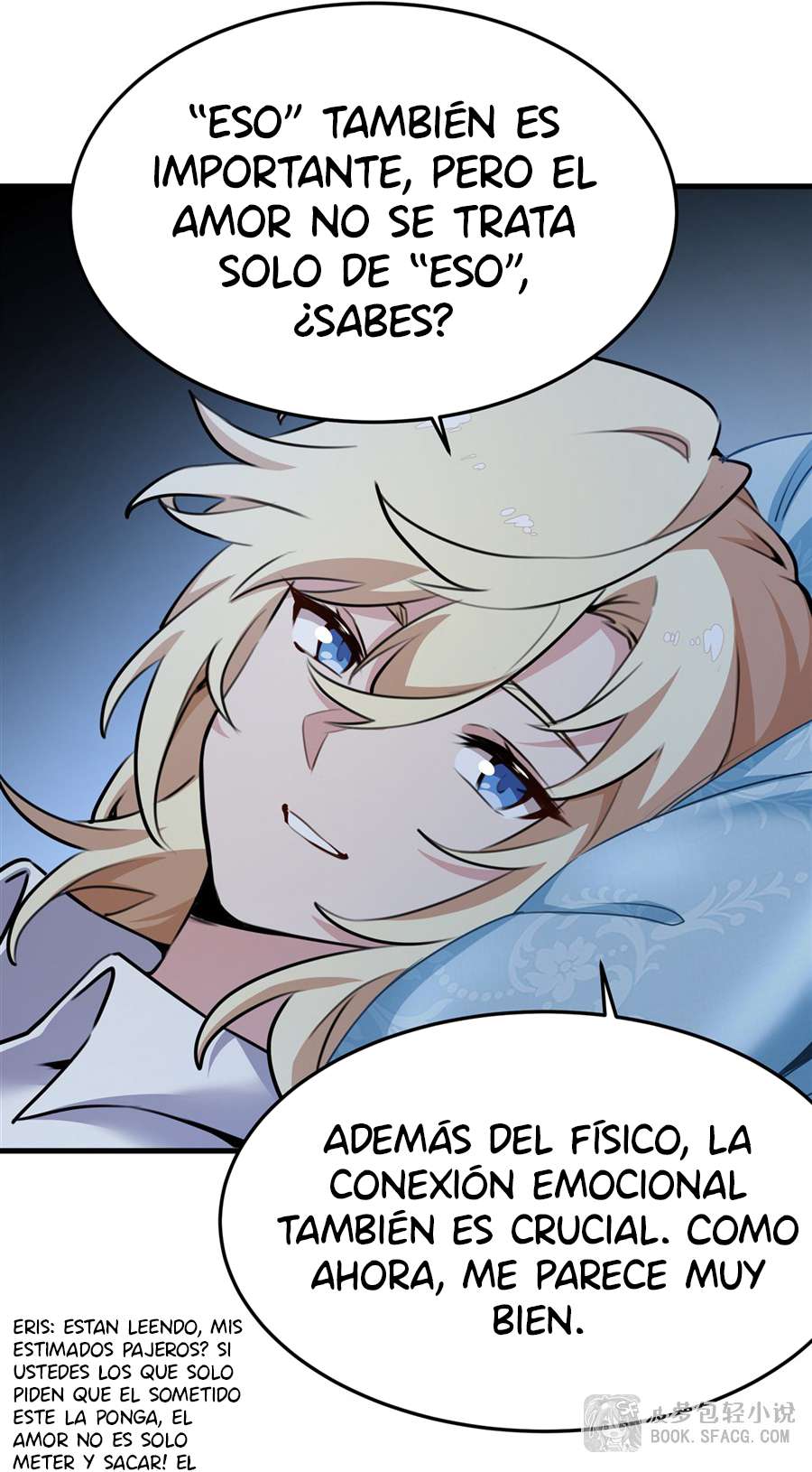 El villano rubio de la novela de la protagonista femenina quiere ser feliz capítulo 39 página 28