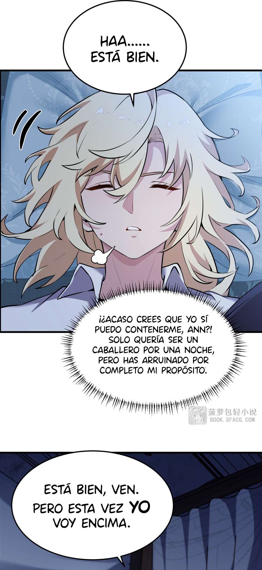 El villano rubio de la novela de la protagonista femenina quiere ser feliz capítulo 39 página 33