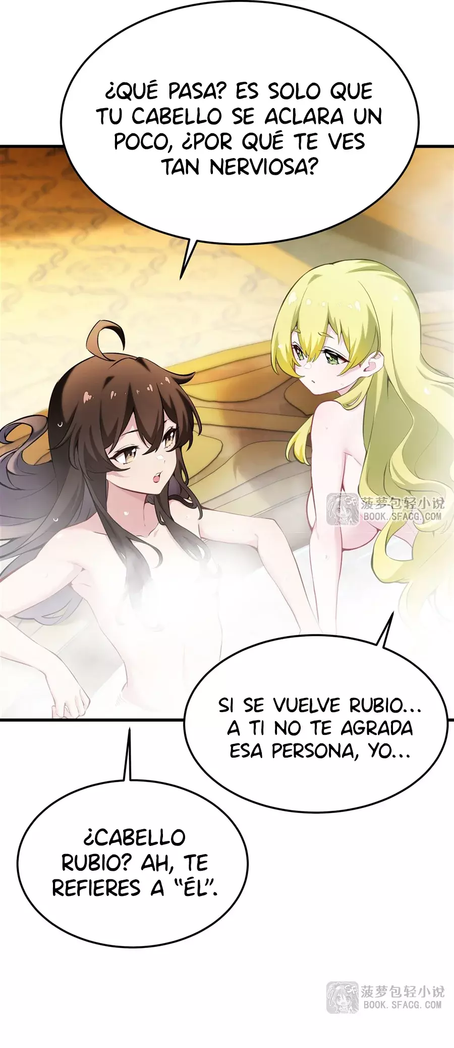 El villano rubio de la novela de la protagonista femenina quiere ser feliz capítulo 40 página 11
