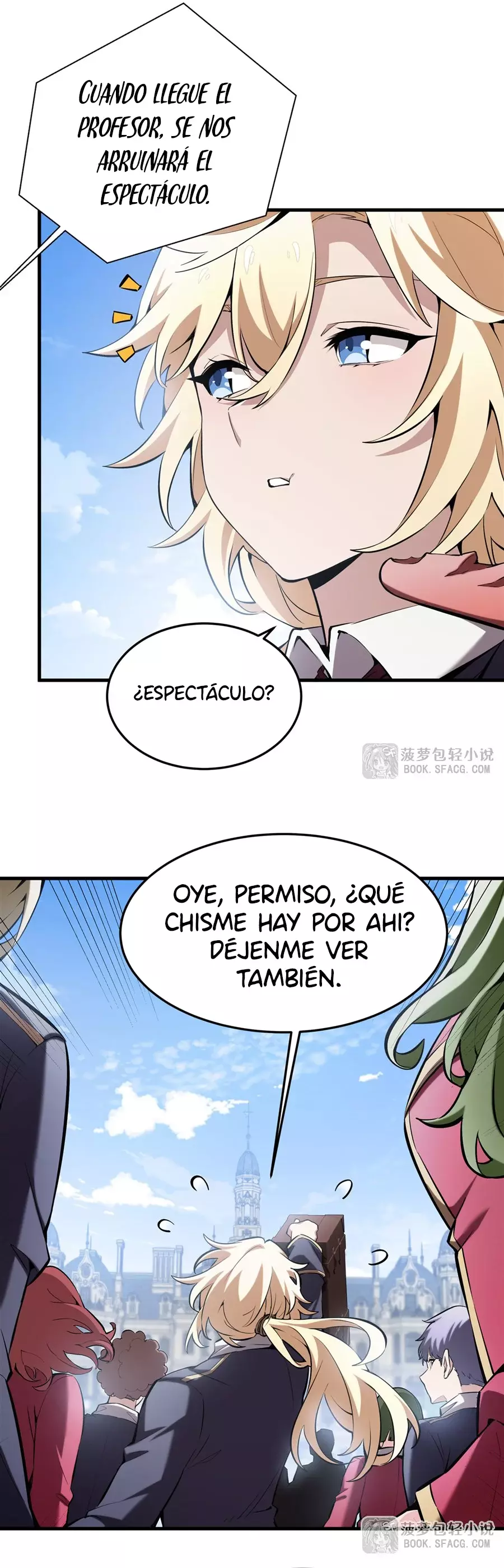 El villano rubio de la novela de la protagonista femenina quiere ser feliz capítulo 40 página 25