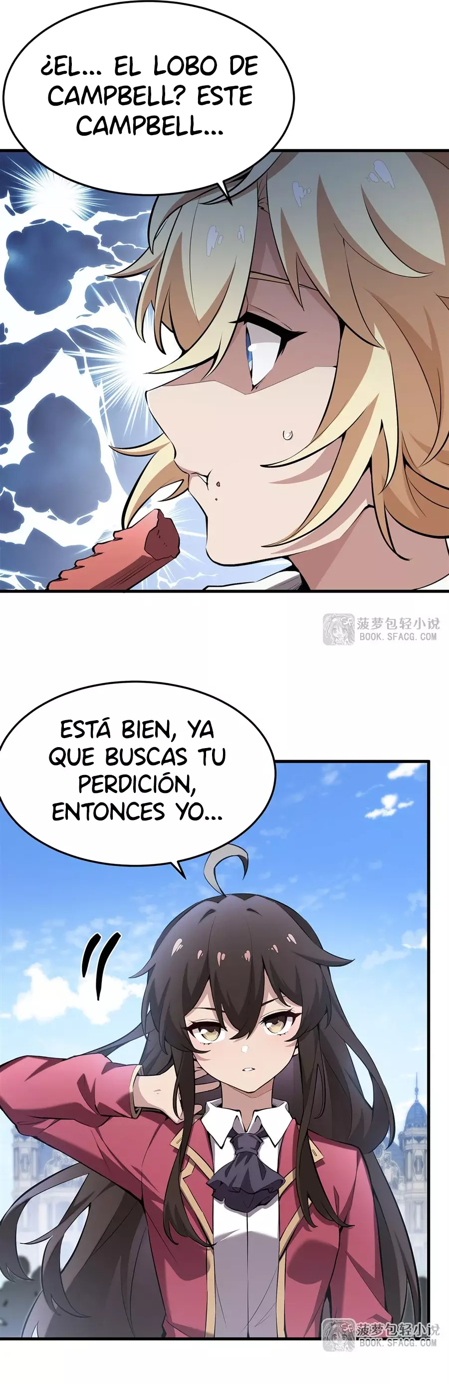 El villano rubio de la novela de la protagonista femenina quiere ser feliz capítulo 40 página 34