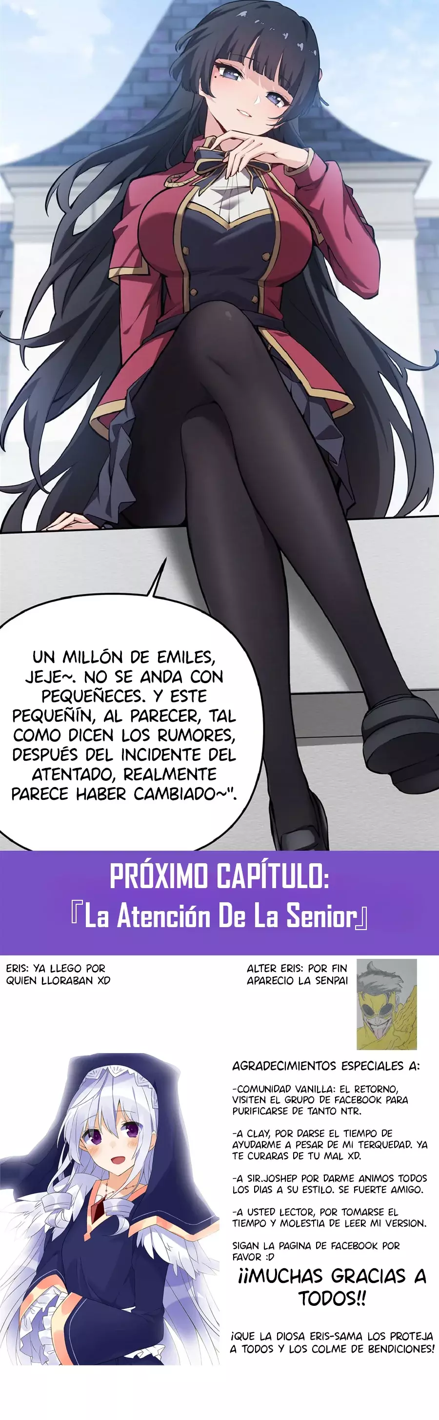 El villano rubio de la novela de la protagonista femenina quiere ser feliz capítulo 40 página 38
