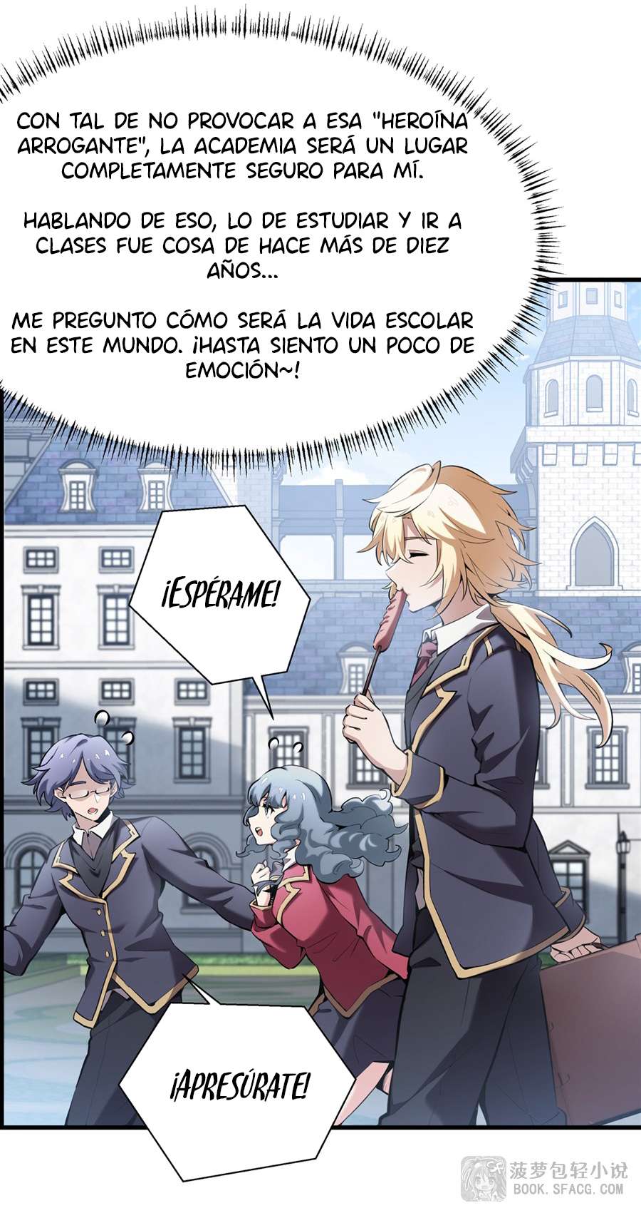 El villano rubio de la novela de la protagonista femenina quiere ser feliz capítulo 40 página 24