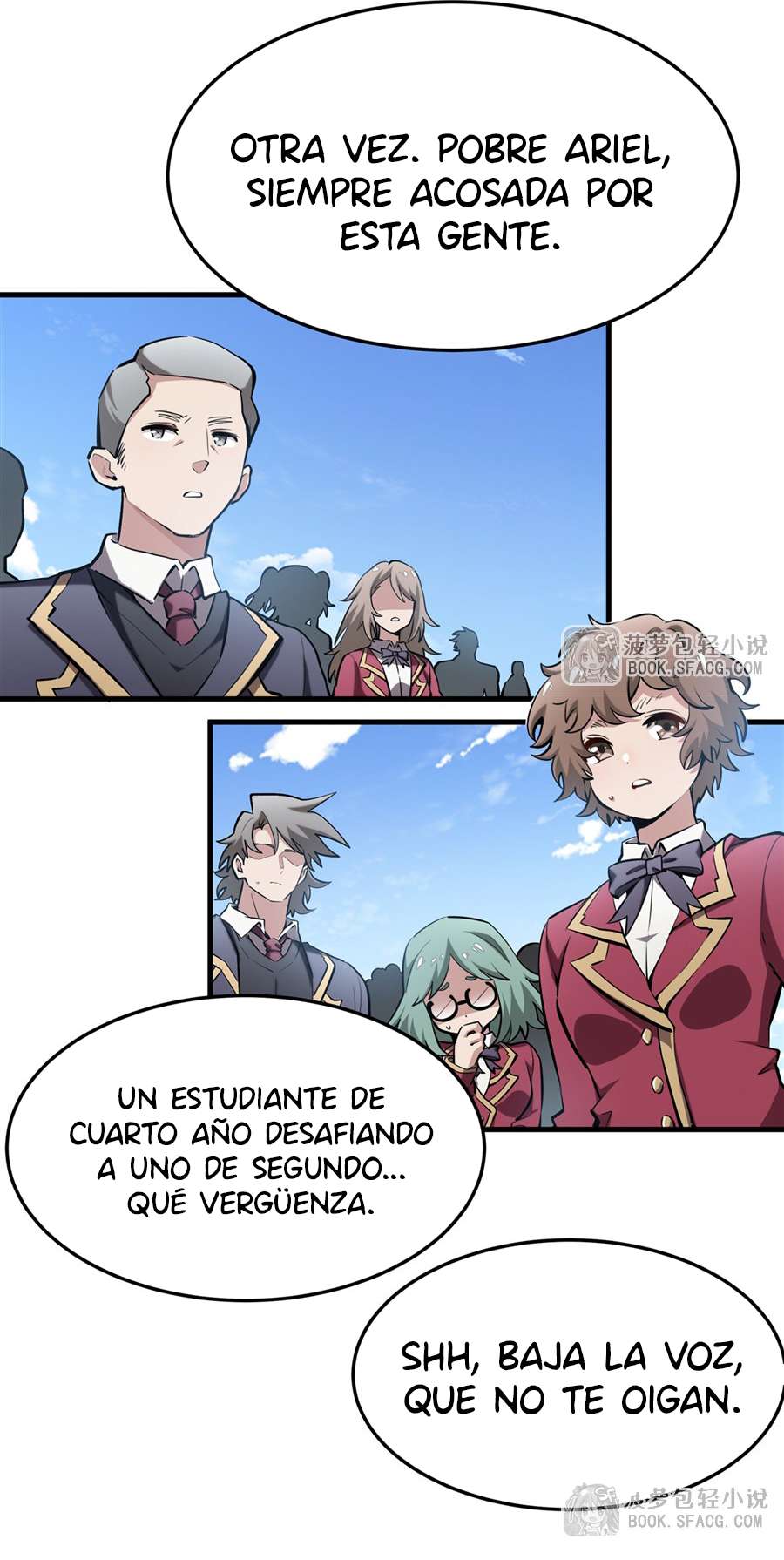 El villano rubio de la novela de la protagonista femenina quiere ser feliz capítulo 40 página 31