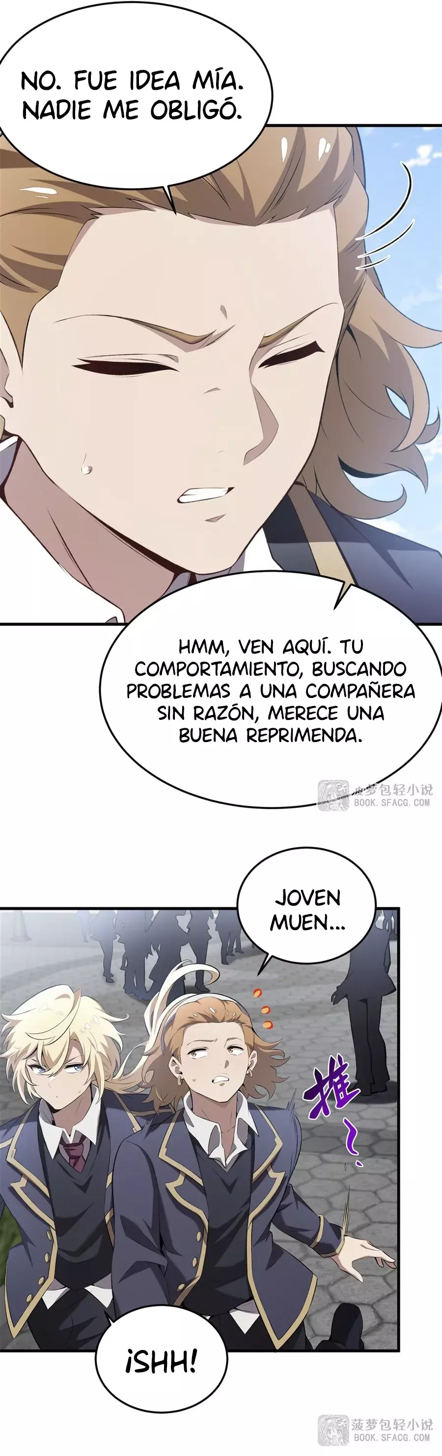 El villano rubio de la novela de la protagonista femenina quiere ser feliz capítulo 41 página 12