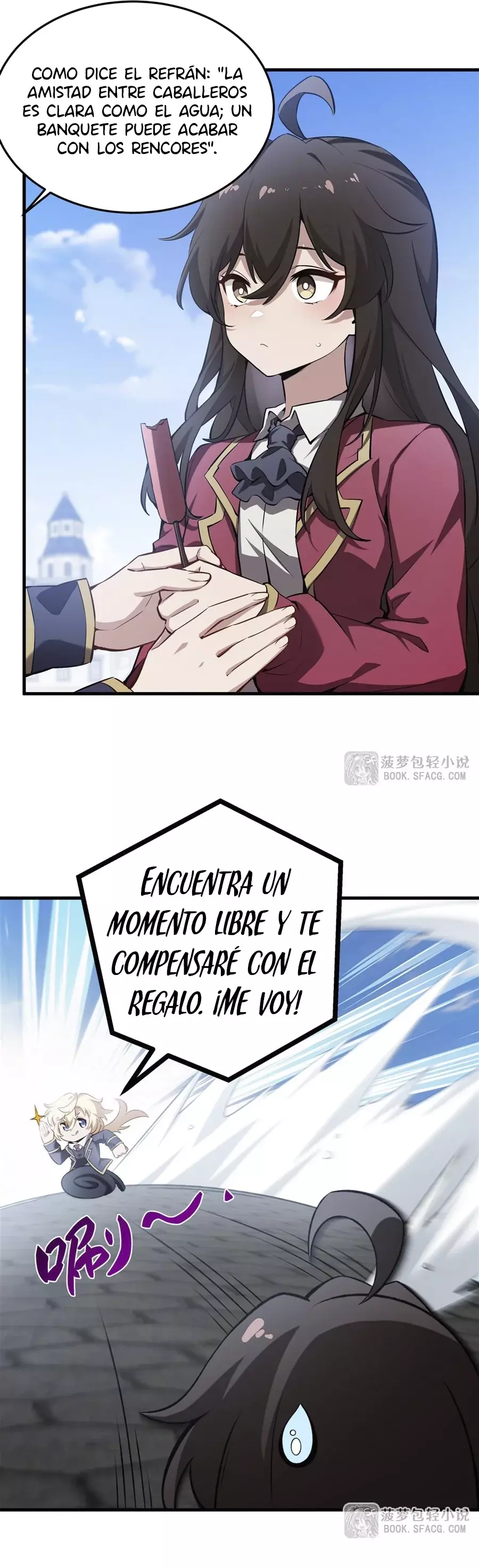 El villano rubio de la novela de la protagonista femenina quiere ser feliz capítulo 41 página 26