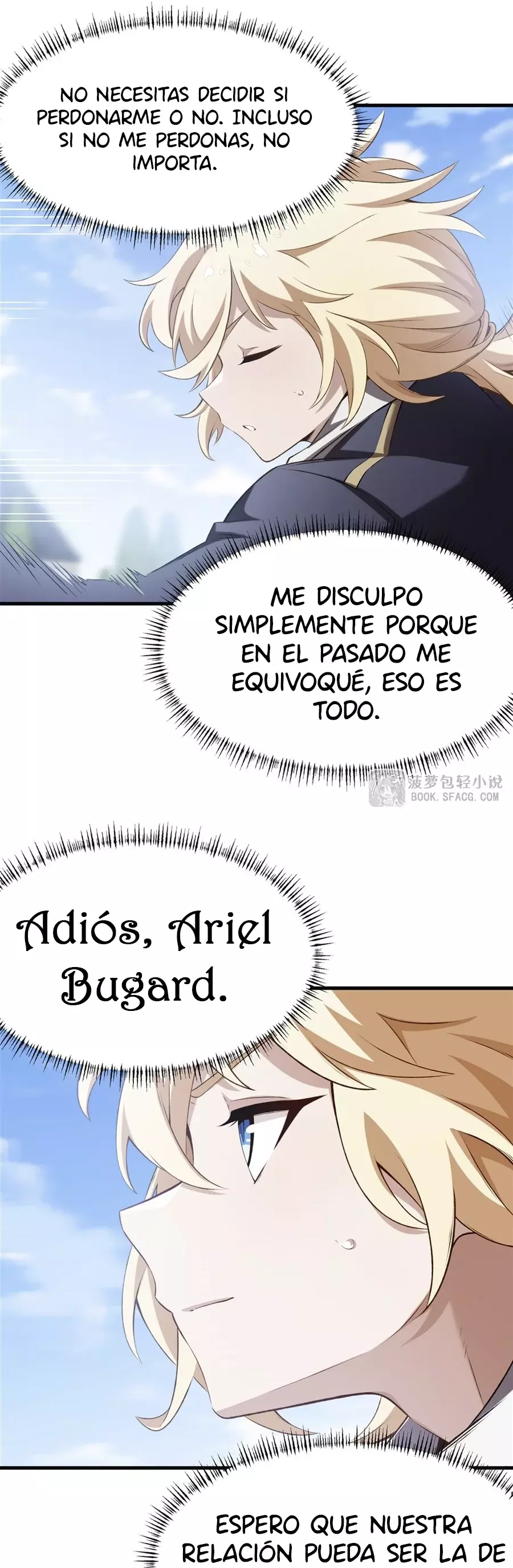 El villano rubio de la novela de la protagonista femenina quiere ser feliz capítulo 41 página 27