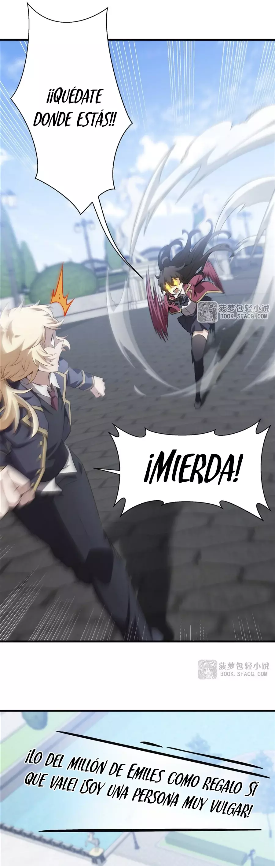 El villano rubio de la novela de la protagonista femenina quiere ser feliz capítulo 41 página 31