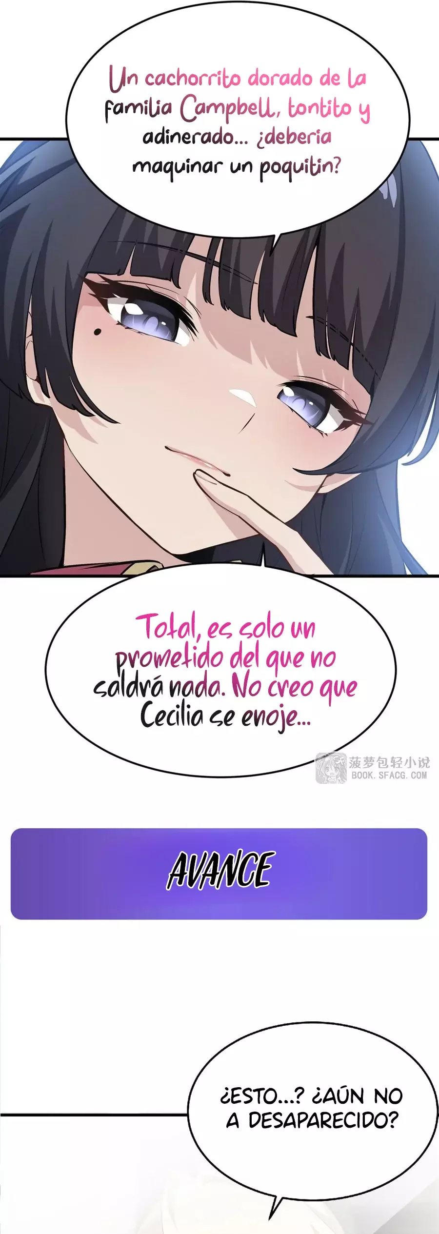 El villano rubio de la novela de la protagonista femenina quiere ser feliz capítulo 41 página 34