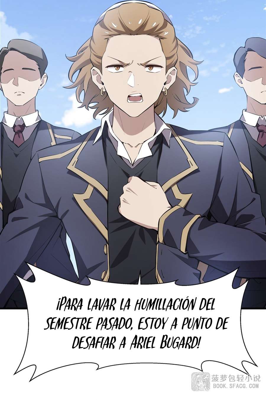 El villano rubio de la novela de la protagonista femenina quiere ser feliz capítulo 41 página 10