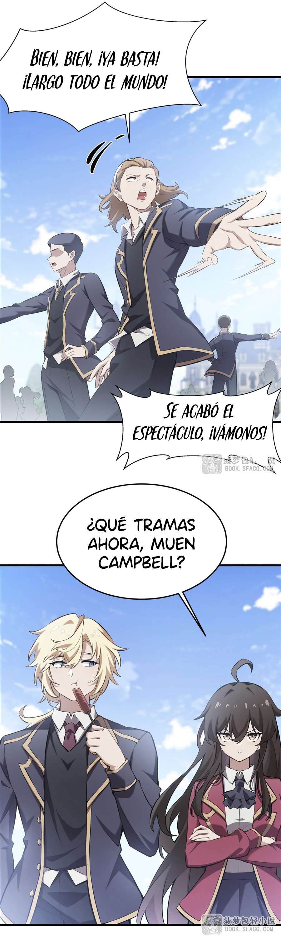 El villano rubio de la novela de la protagonista femenina quiere ser feliz capítulo 41 página 16