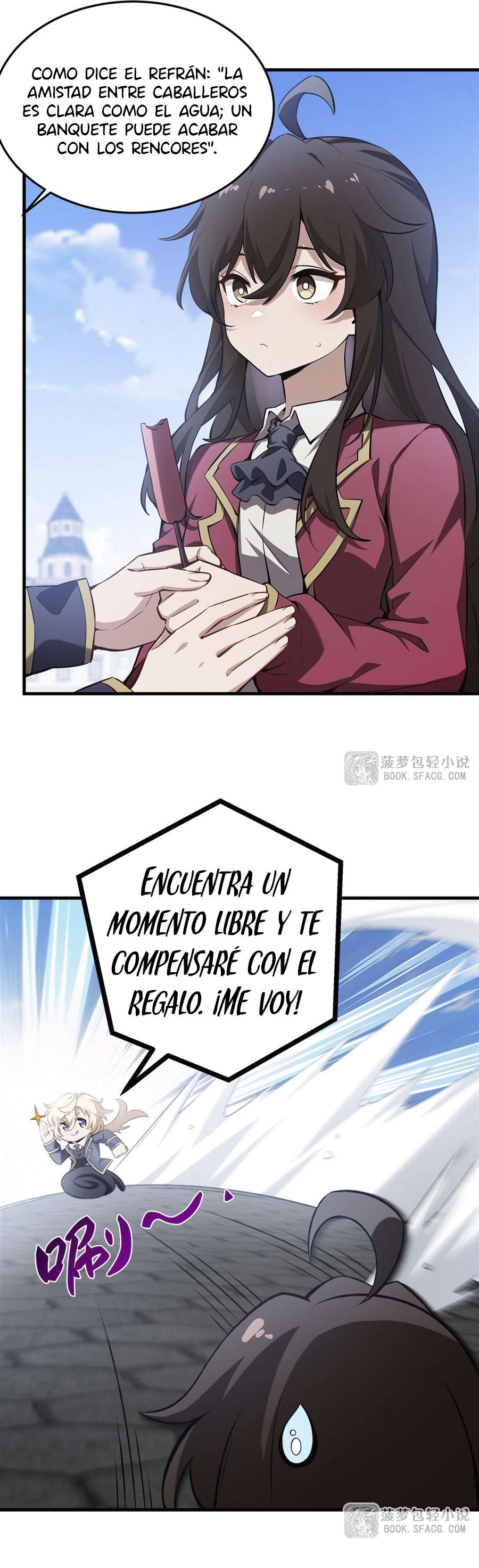 El villano rubio de la novela de la protagonista femenina quiere ser feliz capítulo 41 página 26