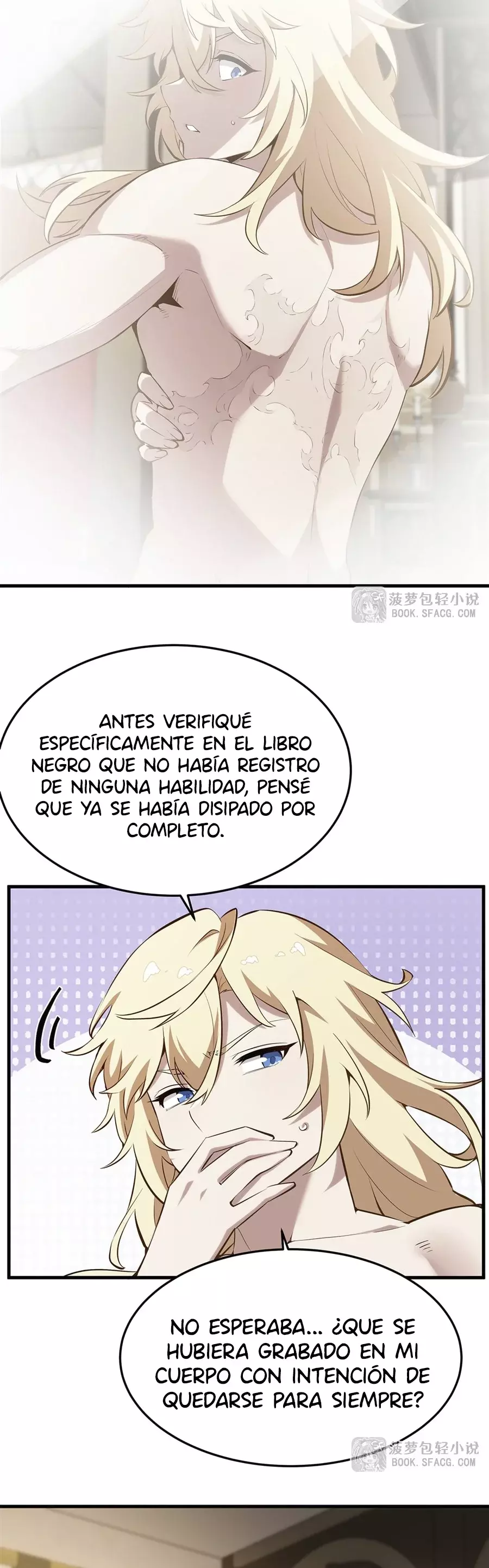 El villano rubio de la novela de la protagonista femenina quiere ser feliz capítulo 42 página 28
