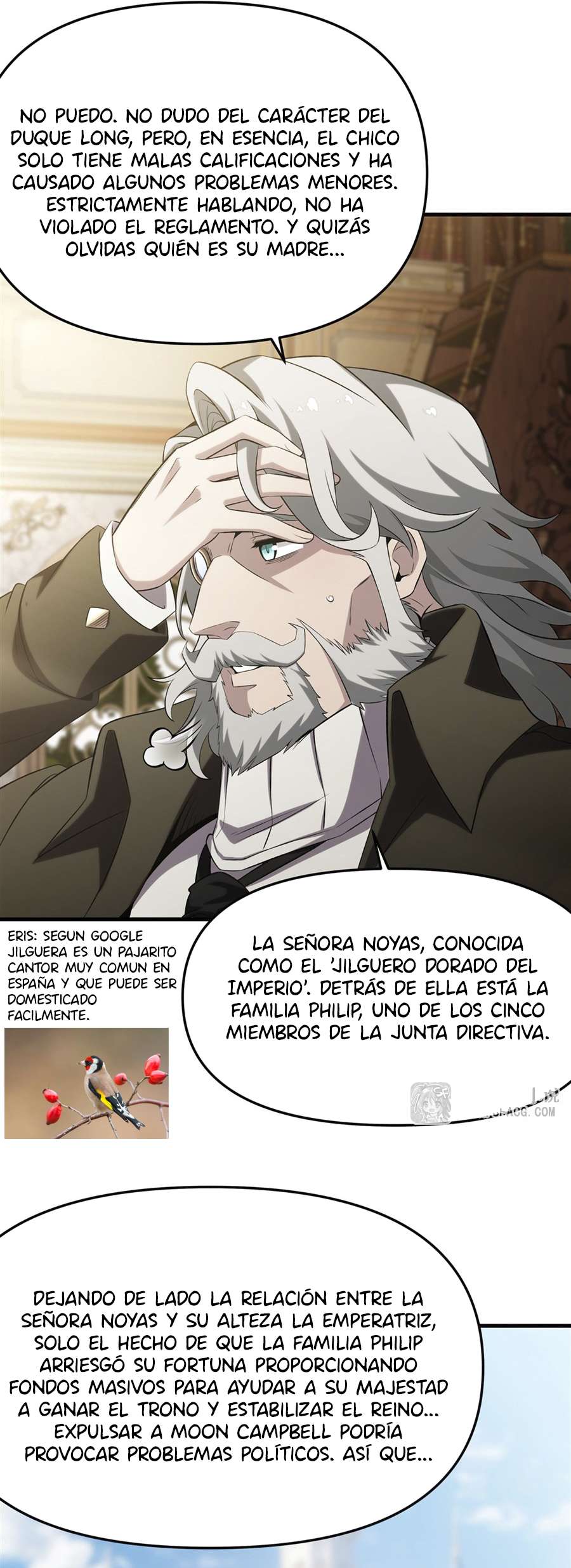 El villano rubio de la novela de la protagonista femenina quiere ser feliz capítulo 42 página 11