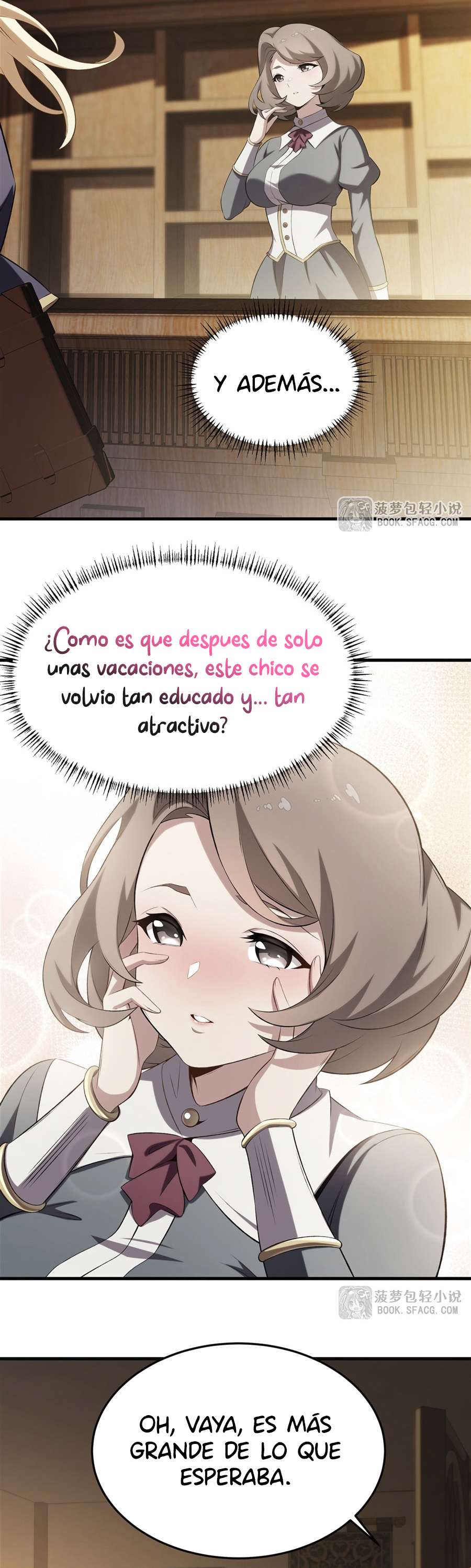 El villano rubio de la novela de la protagonista femenina quiere ser feliz capítulo 42 página 22