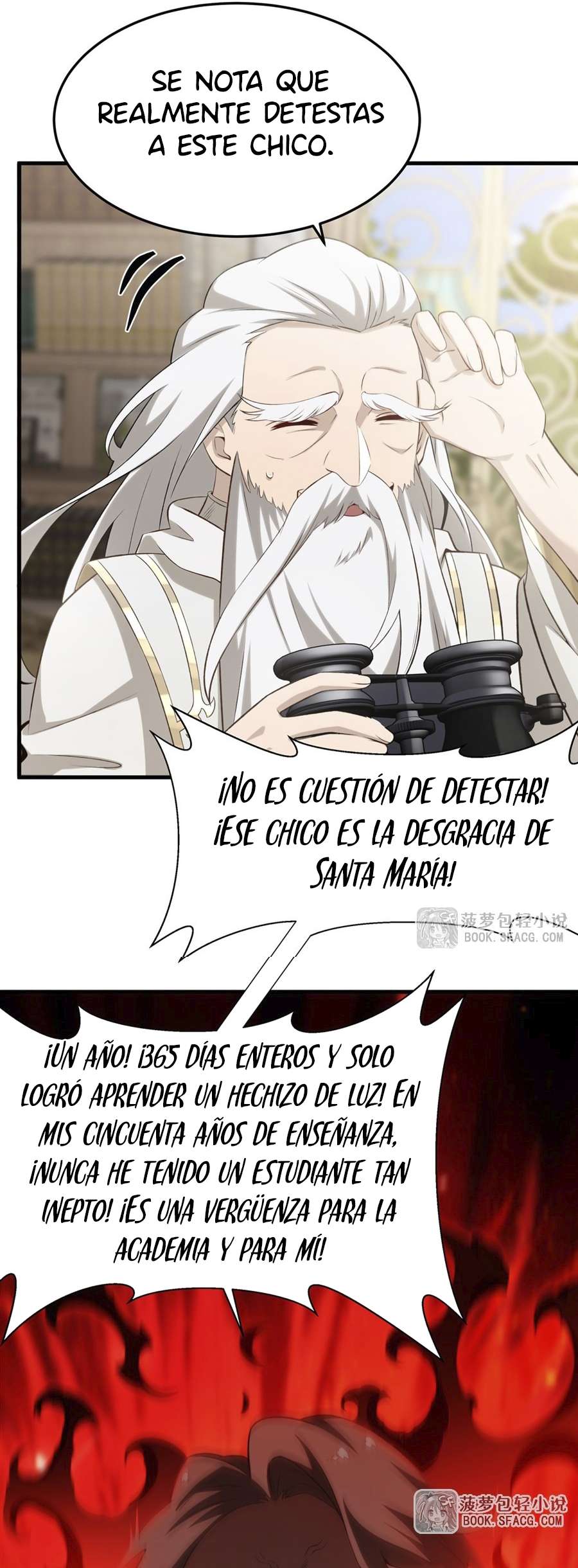 El villano rubio de la novela de la protagonista femenina quiere ser feliz capítulo 42 página 9