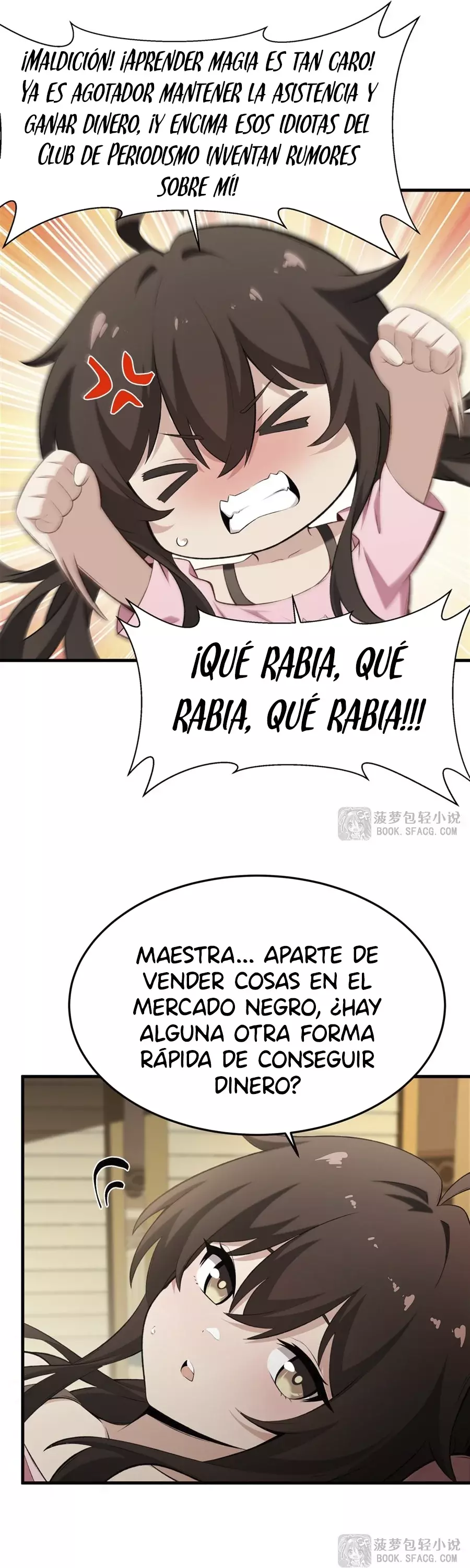 El villano rubio de la novela de la protagonista femenina quiere ser feliz capítulo 43 página 25