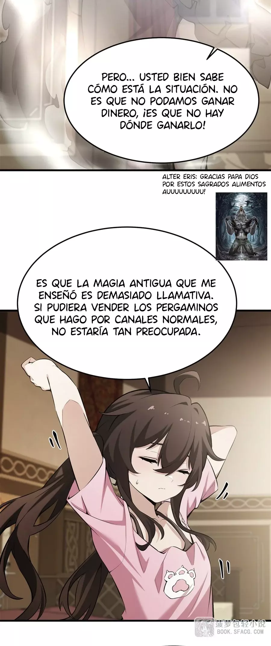 El villano rubio de la novela de la protagonista femenina quiere ser feliz capítulo 43 página 27
