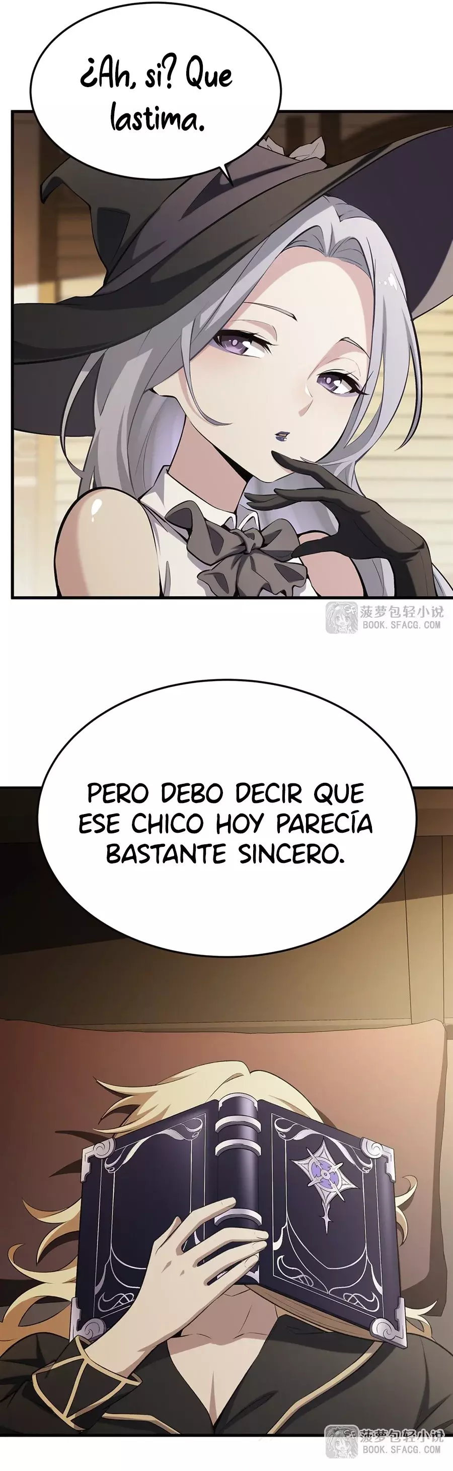 El villano rubio de la novela de la protagonista femenina quiere ser feliz capítulo 43 página 34