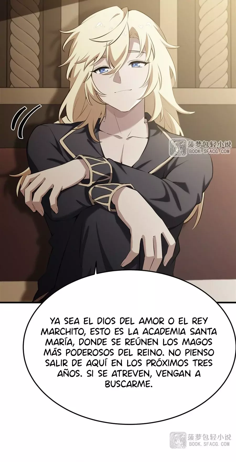 El villano rubio de la novela de la protagonista femenina quiere ser feliz capítulo 43 página 5