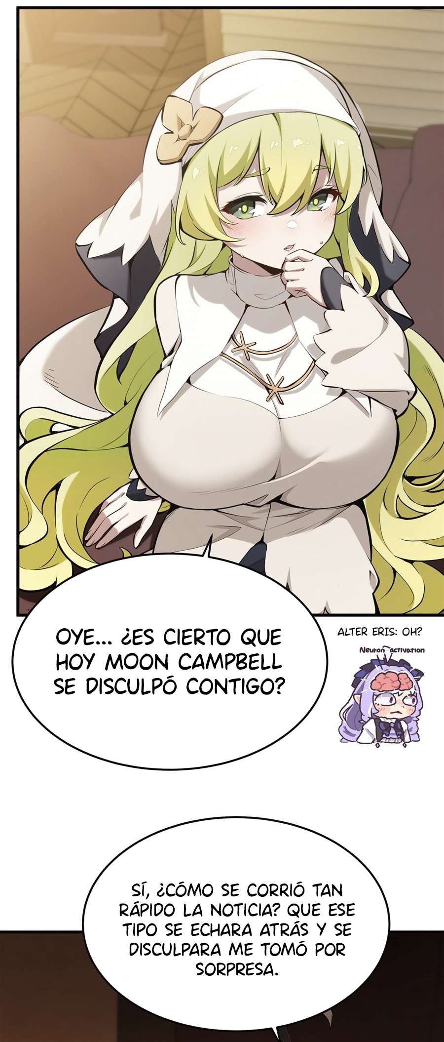 El villano rubio de la novela de la protagonista femenina quiere ser feliz capítulo 43 página 12