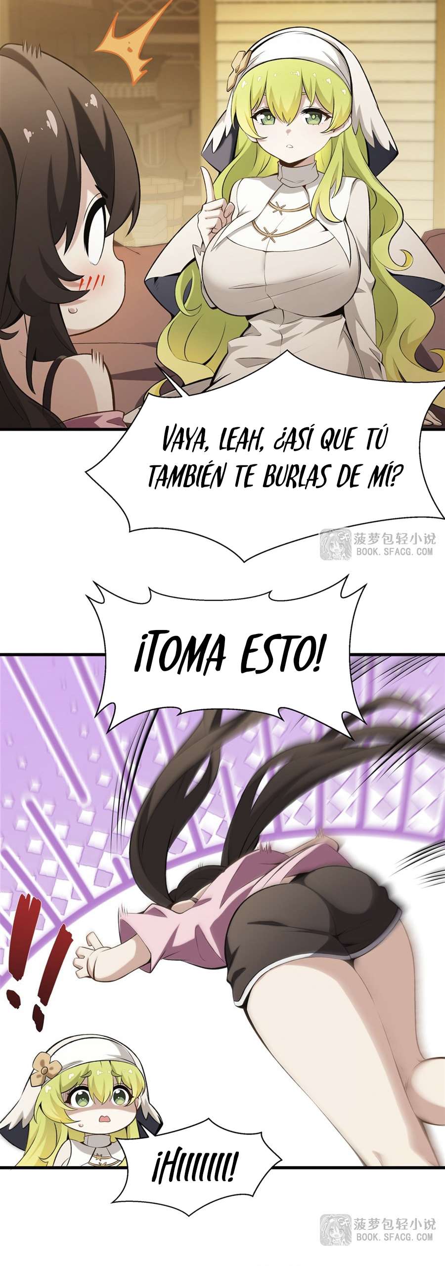 El villano rubio de la novela de la protagonista femenina quiere ser feliz capítulo 43 página 20