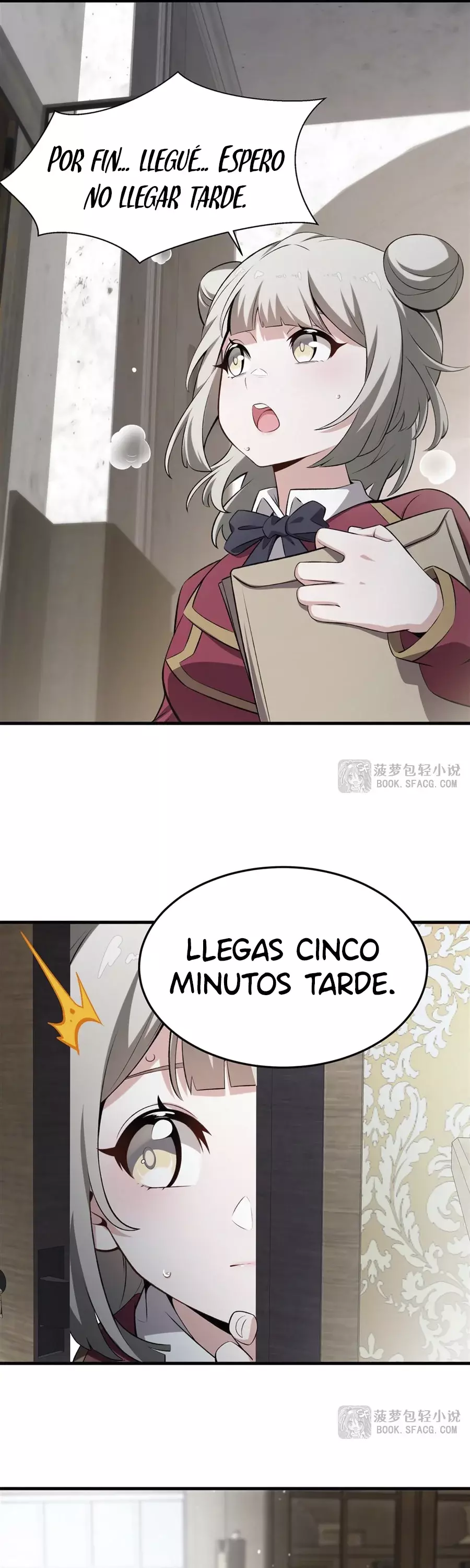 El villano rubio de la novela de la protagonista femenina quiere ser feliz capítulo 44 página 13