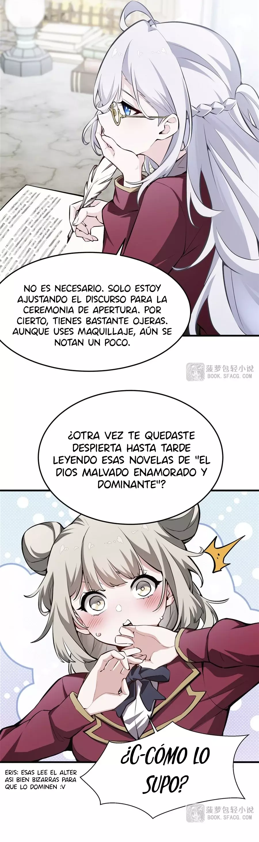 El villano rubio de la novela de la protagonista femenina quiere ser feliz capítulo 44 página 17