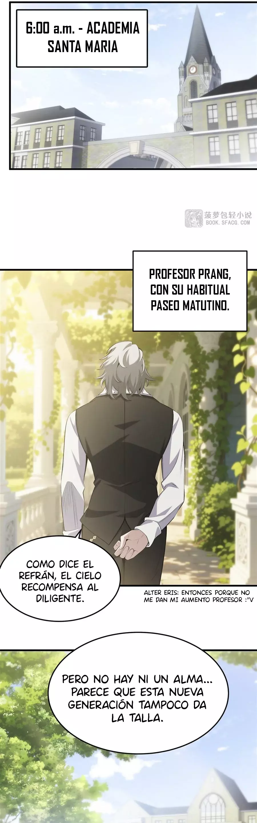 El villano rubio de la novela de la protagonista femenina quiere ser feliz capítulo 44 página 2