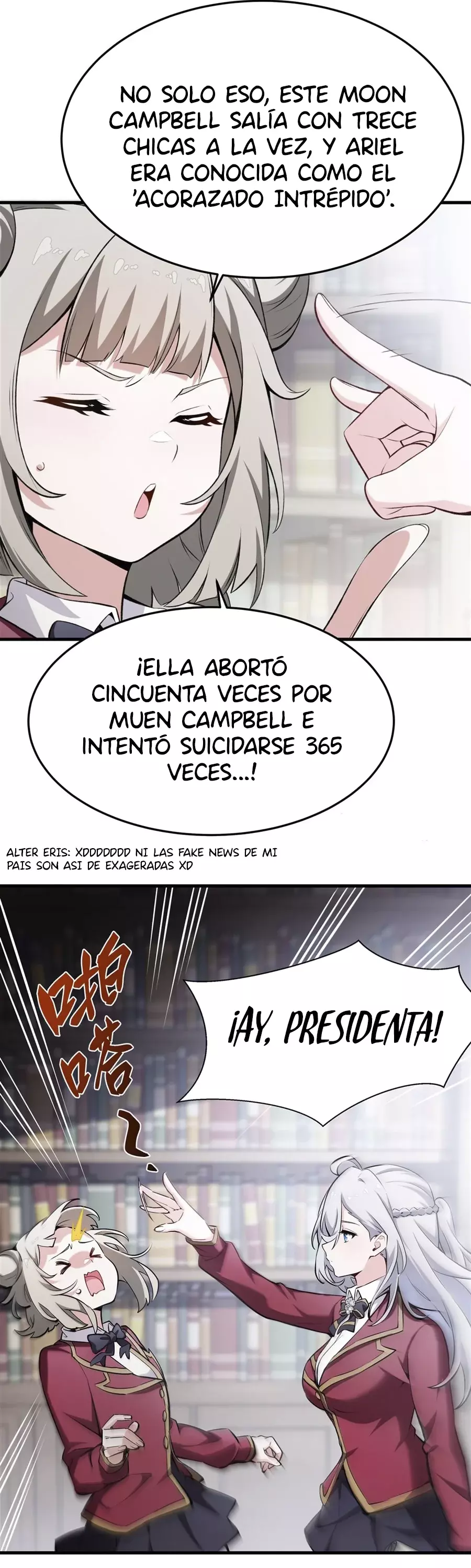 El villano rubio de la novela de la protagonista femenina quiere ser feliz capítulo 44 página 26
