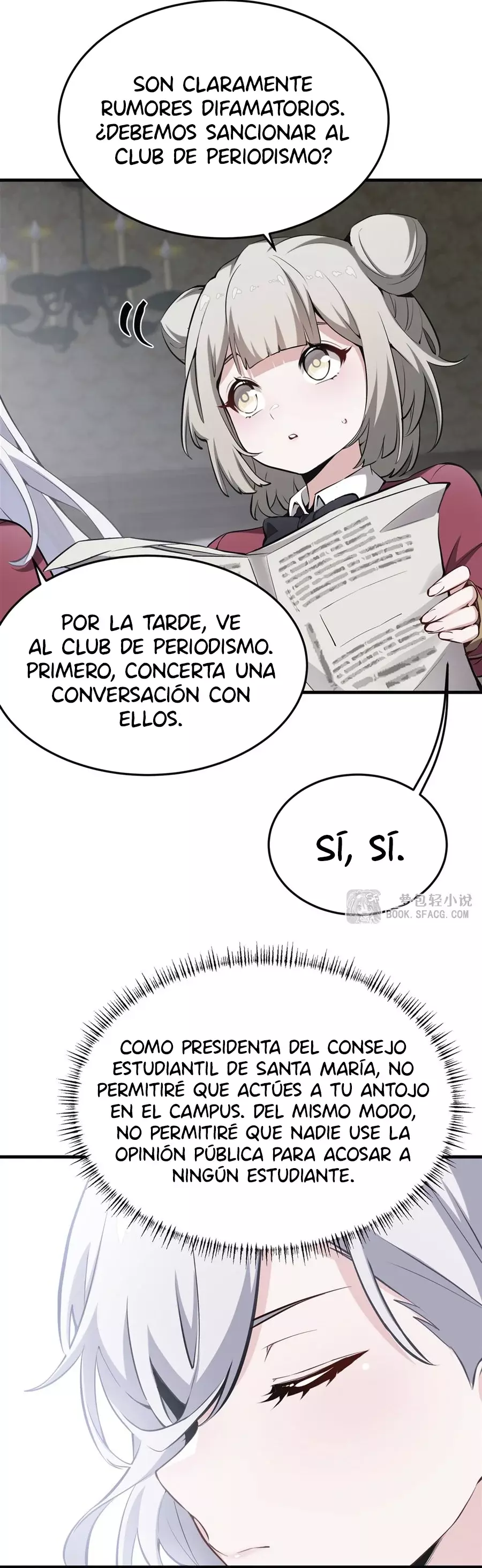 El villano rubio de la novela de la protagonista femenina quiere ser feliz capítulo 44 página 29