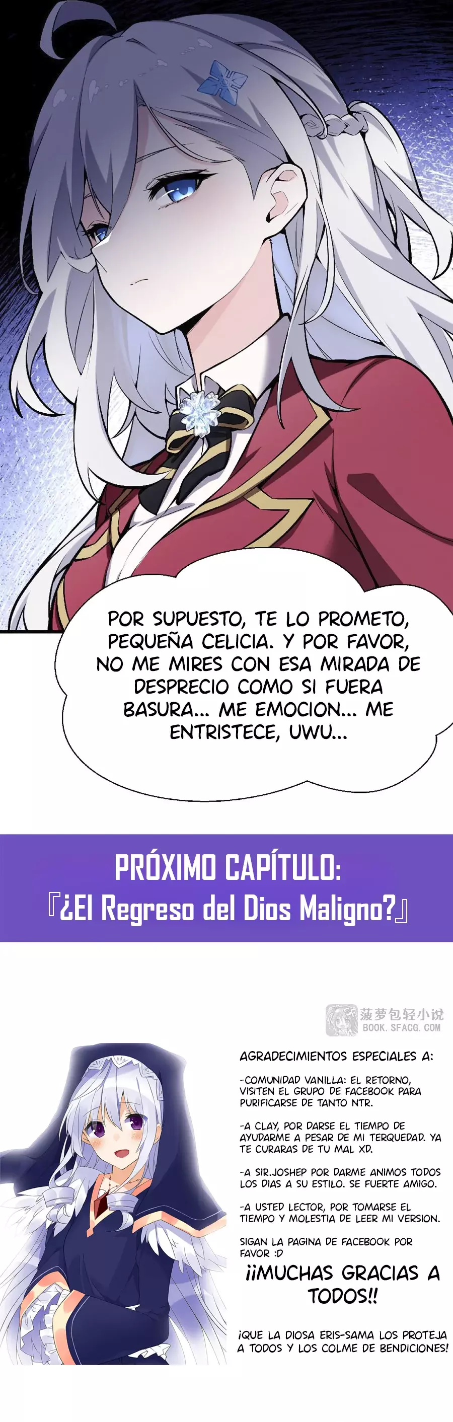 El villano rubio de la novela de la protagonista femenina quiere ser feliz capítulo 44 página 33