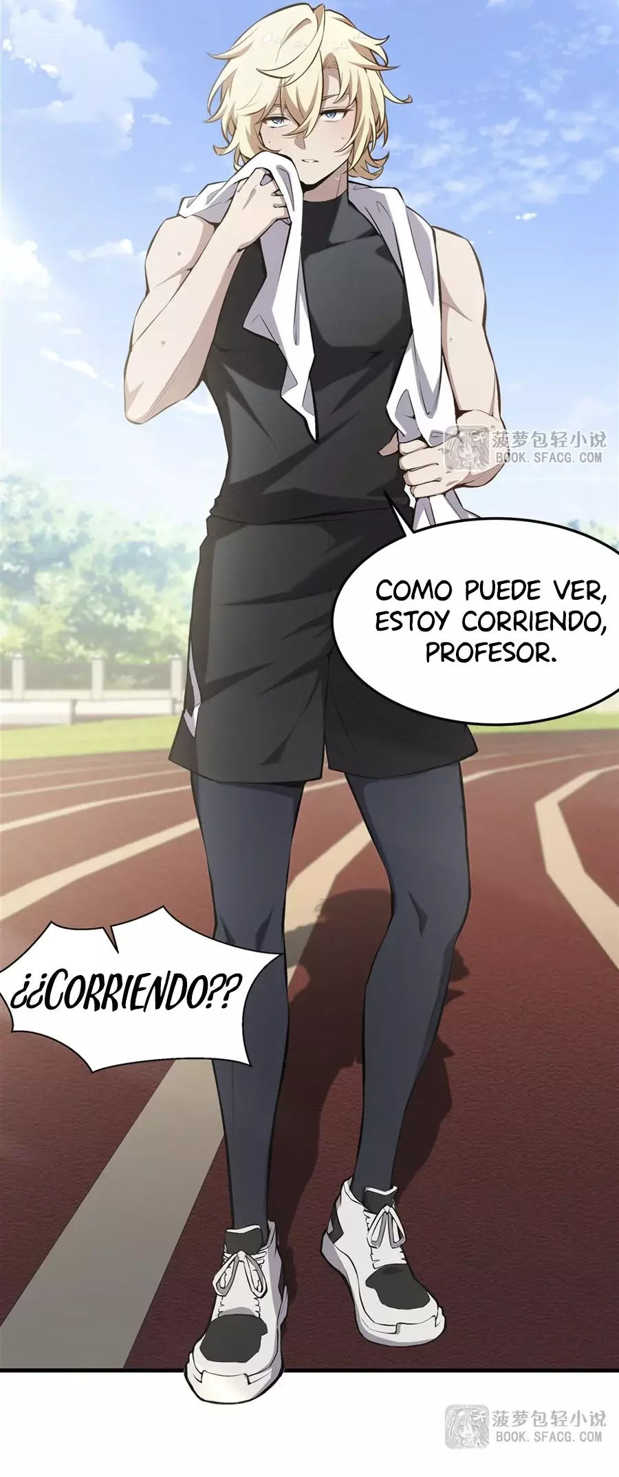 El villano rubio de la novela de la protagonista femenina quiere ser feliz capítulo 44 página 8