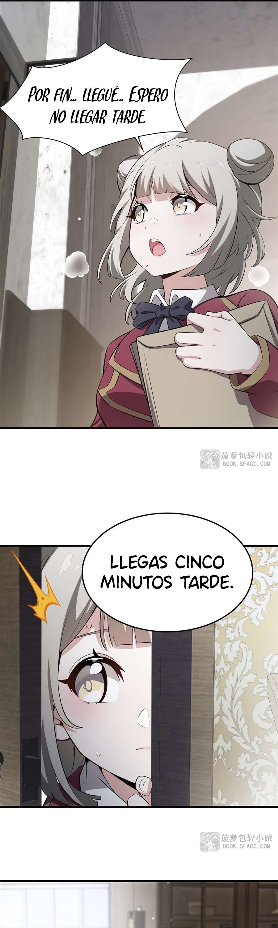 El villano rubio de la novela de la protagonista femenina quiere ser feliz capítulo 44 página 13