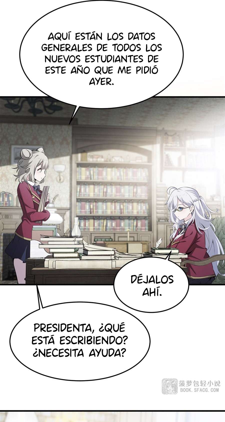 El villano rubio de la novela de la protagonista femenina quiere ser feliz capítulo 44 página 16